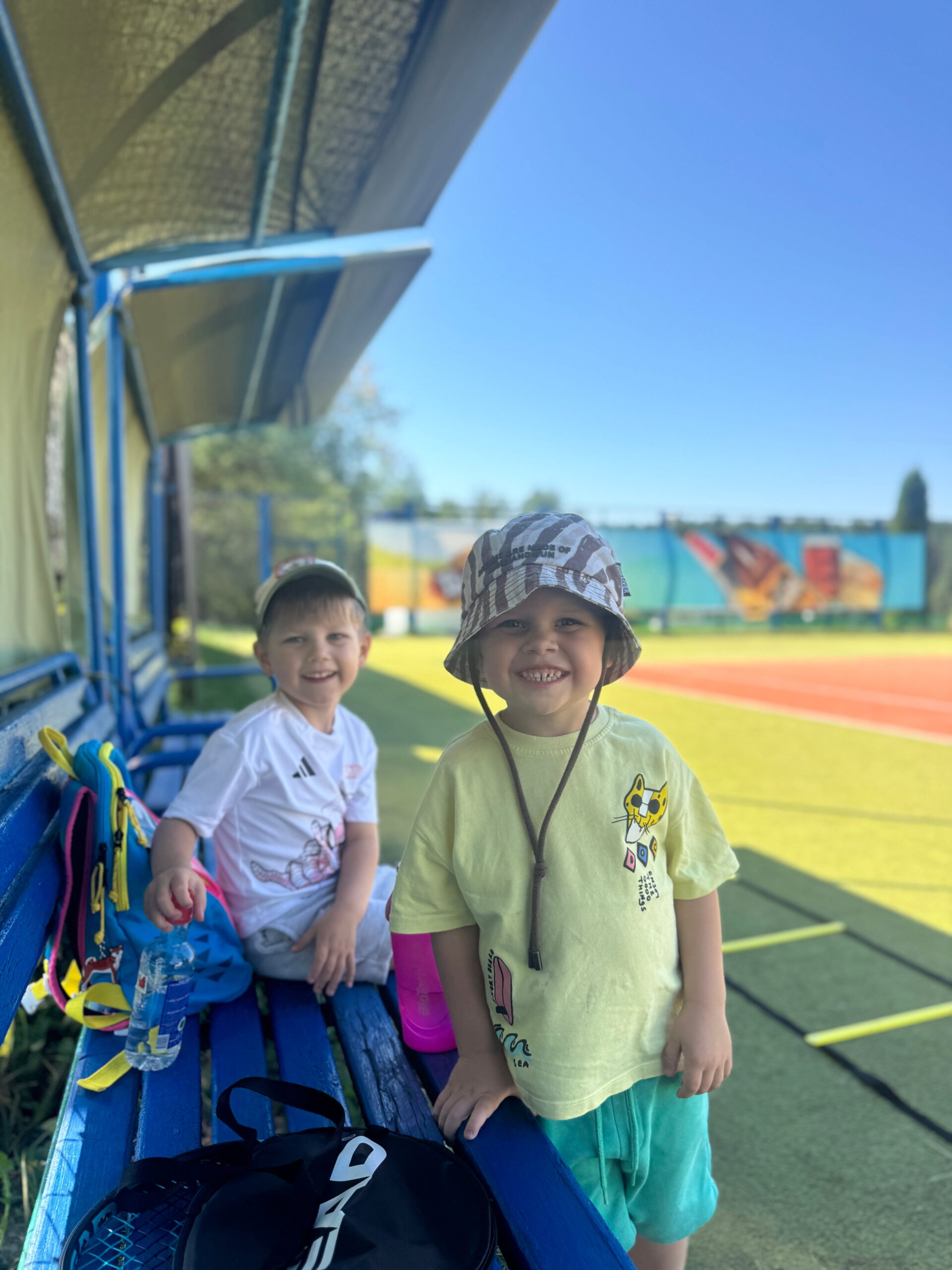Tennis camp atmosphere